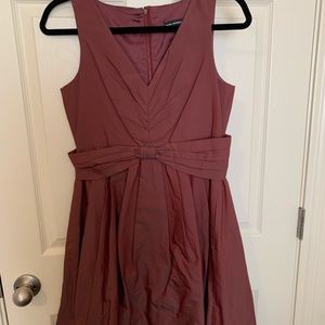 Burgundy dress